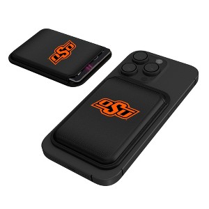 Keyscaper Oklahoma State University Cowboys Linen Black Magnetic Credit Card Wallet - 1 of 3