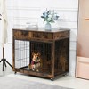 LOVMOR Decorative Dog Kennel with Drawer - 2 of 4