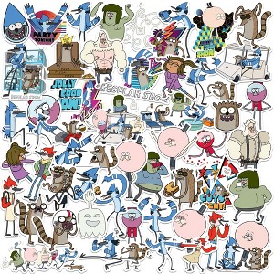 Regular Show 50ct Vinyl Large Deluxe Stickers Variety Pack - 1 of 4