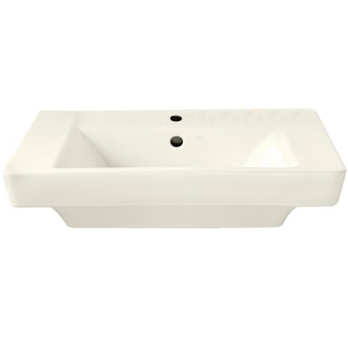 American Standard 0641 001 Boulevard 24 Pedestal Porcelain Bathroom Sink