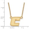 Black Bow Jewelry 14k Yellow Gold Tennessee at Chattanooga Mocs NCAA Necklace 18 Inch - 3 of 4