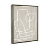 Stupell Industries Contemporary White Line Shapes Minimal Grain Design - 3 of 4