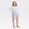 Girls' Long Sleeve Pointelle Cardigan - Cat & Jack™ - 3 of 3