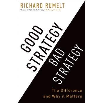 Good Strategy Bad Strategy - by  Richard Rumelt (Hardcover)