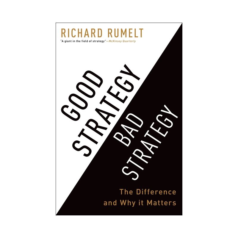 Good Strategy Bad Strategy - by  Richard Rumelt (Hardcover), 1 of 2