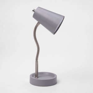 LED Task Table Lamp Gray (Includes Energy Efficient Light Bulb) - Room Essentials