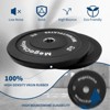 2 Inch Bumper Weight Plate Set, Rubber Coated Weight Plate for Home Gym, Steel Barbell Weight Plate with Stainless Steel Insert, 160 lbs set - 4 of 4
