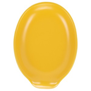 Nat & Jules Gold 6 x 4 Glossy Ceramic Oval Countertop Spoon Rest - 1 of 4