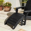 Tangkula HDPE Adirondack Folding Ottoman Outdoor Footstool All-Weather Footrest - 2 of 4