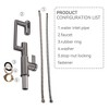 PAGED Bathroom Faucet Rotary Bathroom Sink Faucet with Spray Function and Temperature Display, Faucet for Bathroom Sink - 2 of 4