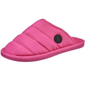 French Connection Women's Nylon Puffer Scuff Slippers