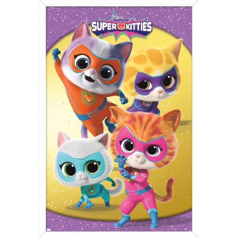 Trends International Disney Junior Super Kitties - Group Framed Wall ...