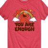 Boys' - Sesame Street - You Are Enough Elmo Short Sleeve Graphic T-Shirt - 2 of 4