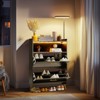 KTMBDW Shoe Cabinet Storage with 2 Flip Drawers for Entryway, Slim Freestanding Narrow Shoe Organizer Rack Cabinet for Hallway, Living Room, Black - 4 of 4