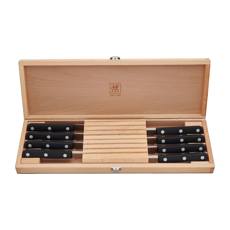 ZWILLING TWIN Gourmet Classic 8-pc Steak Knife Set with Wood Case, 2 of 6