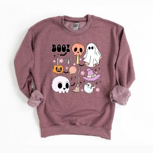 Simply Sage Market Women's Graphic Sweatshirt Boo Chart - 1 of 2