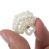 Unique Bargains Women Fashion Pearl Mini Hair Clip Pearl Oval Hairdo Clips 6 Pcs - 3 of 4