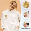 Unique Bargains Iron On Durable DIY Clothing Star Rhinestone Patches 4 Pcs - 3 of 4