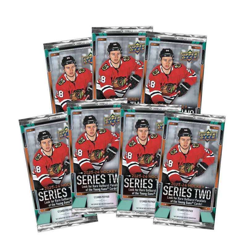 2023-24 Upper Deck NHL Series Two Hockey Trading Card Mega Box, 3 of 4