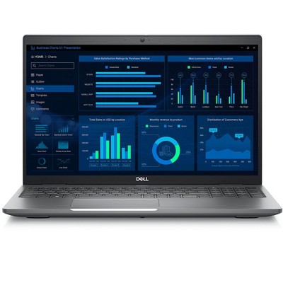 Dell Precision 3581, Core i9-13900H 5.4GHz, 64GB, 2TB SSD, 15.6" FHD, Win11P64, Webcam, Nvidia RTX A2000 8GB, Manufacturer Refurbished