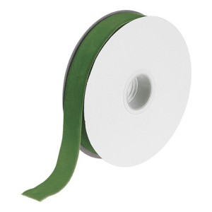 Unique Bargains DIY Gift Wrapping Soft Single Face Spool Silky Velvet Ribbon - 1 of 3