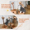 Interactive Cat Scratching Post with Cute Crab/Fish/Shell Design, Durable Cat Toy for Indoor Cats and Kittens, Soft Plush Surface with Sturdy Base - 3 of 4