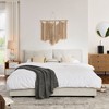 Sapphtopaz Modern Bed Frame with Chenille Headboard Upholstered Hydraulic Platform Bed with Bottom Storage, No Box Spring Needed - 4 of 4