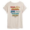 Women's - Marvel - X-Men Character Logos Oversized Graphic T-Shirt - 2 of 4