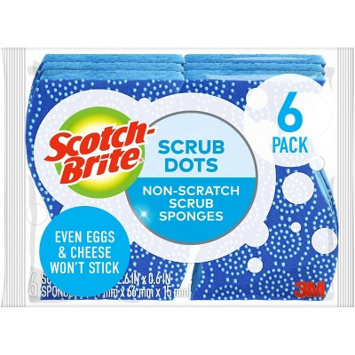 Scotch-Brite Scrub Dots Non-Scratch Scrub Sponge - 6pk