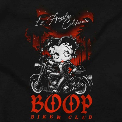 Betty Boop Cali LA Biker Club Cartoon Womens Graphic T Shirt Tees Brisco Brands