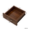 NicBex Accent Buffet Cabinet with Storage Modern Wood Sideboard Cabinet Coffee Bar Cabinet with 2 doors, 1 Storage and 2 drawers Shelf - 2 of 4