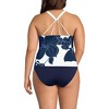 Lands' End Women's Plus Size DD-Cup Tugless High Neck Strappy Back Tankini Swimsuit Top - 2 of 4