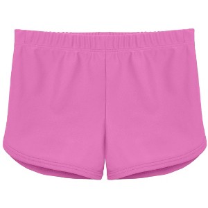 City Threads USA-Made Girls Soft Stretch UPF 50+ Swim Short, Pink, 4 - 1 of 4
