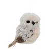 Kurt S. Adler 2.75 In Furry Owl Ornament Bird Feathers Tree Ornaments - 3 of 3