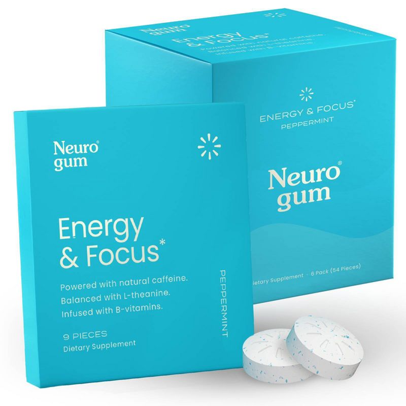 NeuroGum Vitamin B12 Gums - Peppermint - 54ct, 1 of 8