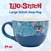 Silver Buffalo Disney Lilo & Stitch Wavy Style 24oz Ceramic Soup Mug - 2 of 4