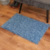 Bungalow Flooring 2'x3' ColorStar Static Door Mat Blue: Indoor Skid-Resistant Floor Mat, Stain & Flame Retardant - 2 of 4