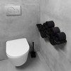 Evideco French Home Goods 3-Ply 140-Sheet Black Toilet Paper Luxury Bulk Sandalwood-Scented Tube Embossed - 4 of 4