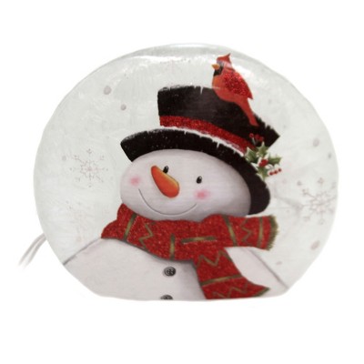 Stony Creek 6.25 In Frosty's Friends Sm Pre-Lit Orb Snowmen Round Novelty Sculpture Lights