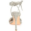 Journee Collection Womens Edelie Tru Comfort Foam Open Toe High Stiletto Pumps Taupe 6.5 - 3 of 4