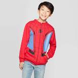Kids' Spider-Man Costume Fleece Sweatshirt - Red