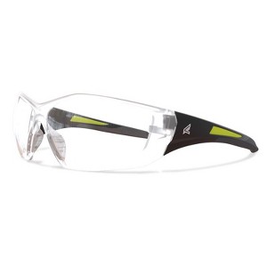 Edge Eyewear Delano G2 Wraparound Safety Glasses Clear Lens Black Frame - 1 of 1