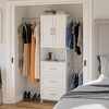 Nevaeh Ridge 3 Drawer Closet Storage, White - 3 of 4