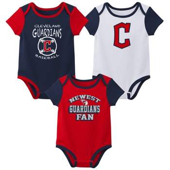 MLB Cleveland Guardians Infant Boys' 3pk Bodysuit