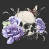 Women's Lost Gods Flower Skull T-Shirt - image 2 of 4