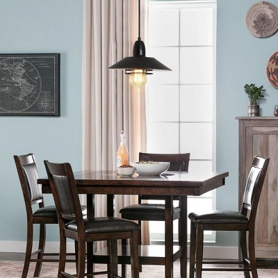 Metal Cage Pendant Lamps Vintage Rustic Pendant Light With Adjustable Length Farmhouse Caged Hanging Lamp E26 Base Bulb Not Included-The Pop Home