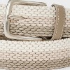 Men's Stretch Tonal Striped Fully Adjustable Web Belt - Goodfellow & Co™ Khaki - 3 of 3