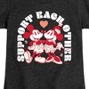Girls' - Disney - Support Each Other Fitted Short Sleeve Graphic T-Shirt - 2 of 4