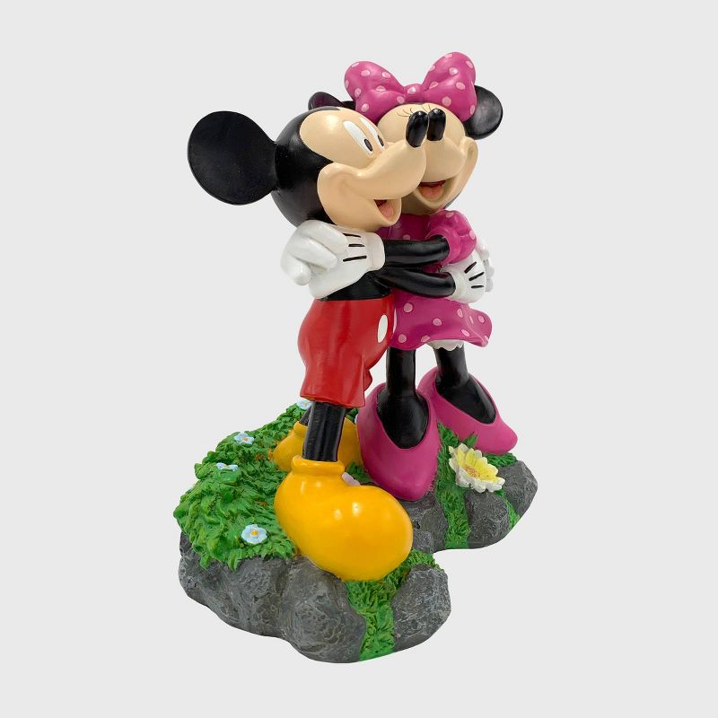 Disney 12" Mickey And Minnie Mouse Hugging Resin Statue, 3 of 6