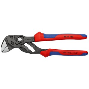 Knipex  Pliers Wrenches,Tongue/Groove,180 mm L 86 02 180 - 1 of 1